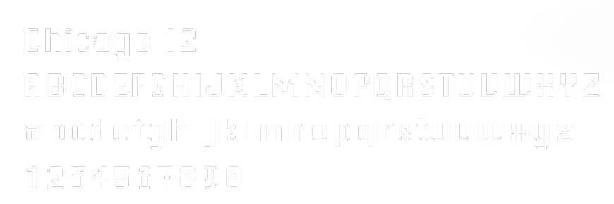 Chicago Typeface Sample
